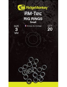 RIDGEMONKEY CONNEXION RIG RINGS 3MM S