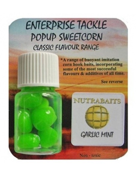 ENTERPRISE TACKLE POP UP SWEETCORN NUTRABAITS (GARLIC MINT)