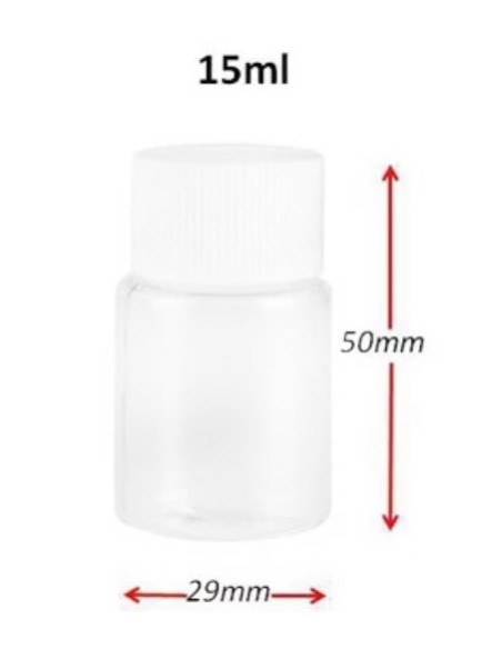 BOTE TRANSPARENTE (PACK DE 3 UNIDADES)