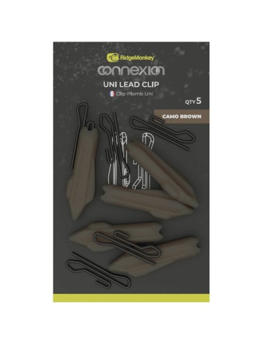 CLIPS PLOMO RIDGEMONKEY CONNEXION UNI LEAD CLIP...