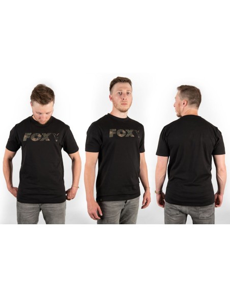 CAMISETA FOX BLACK CAMO PRINT T SHIRT (SIZE M)