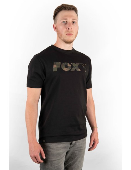 CAMISETA FOX BLACK CAMO PRINT T SHIRT (SIZE M)