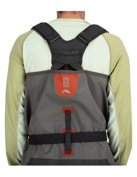 VADEADOR SIMMS G3 STOCKINGFOOT GUNMETAL