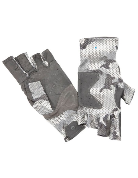 GUANTES SIMMS SOLARFLEX GUIDE GLOVE HEX FLO CAMO STEEL XS