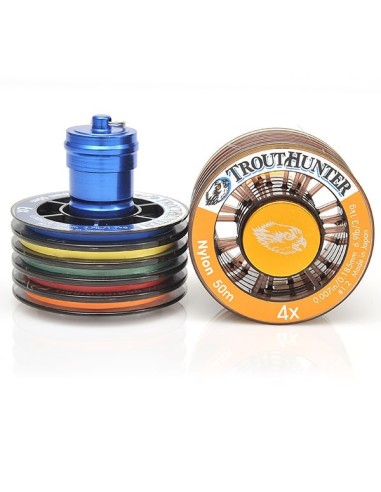 PORTA HILOS TROUTHUNTER TIPPET POST NARANJA