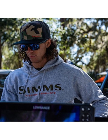 GORRA SIMMS CX FLAT BRIM CAP WOODLAND CAMO