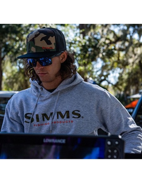 GORRA SIMMS CX FLAT BRIM CAP WOODLAND CAMO