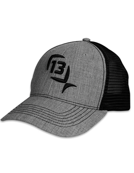 GORRA 13FISHING CAP HEATHER GREY MESH BLACK
