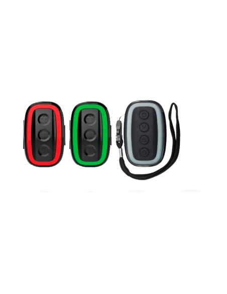 SET ALARMAS MADCAT TOPCAT ALARM SET 2+1 RED / GREEN