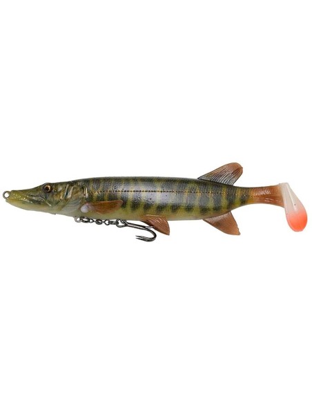 SAVAGE GEAR 4D PIKE SHAD 20CM - 65G / 01 STRIPED PIKE