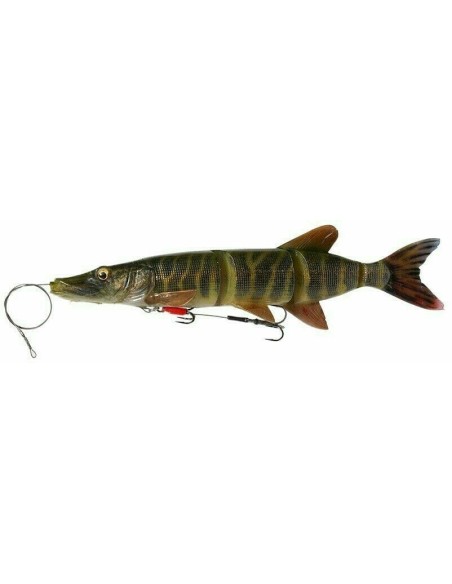 SAVAGE GEAR 4D PIKE SHAD 25CM - 105G / 01 STRIPED PIKE