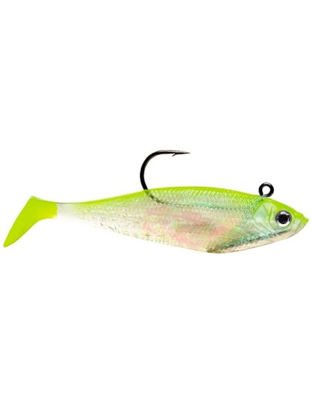 STORM WILDEYE SWIM SHAD CHARTREUSE SILVER 11CM - 25G PACK 3