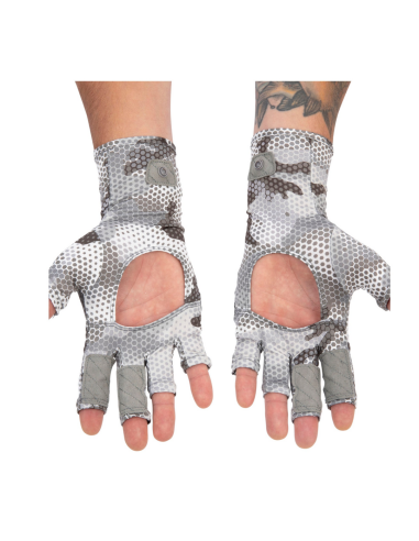 GUANTES SIMMS BUGSTOPPER SUNGLOVE HEX FLO CAMO...
