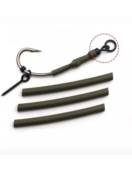 MIKADO SHRINK TUBE DARK GREEN 2.6x1.6MM