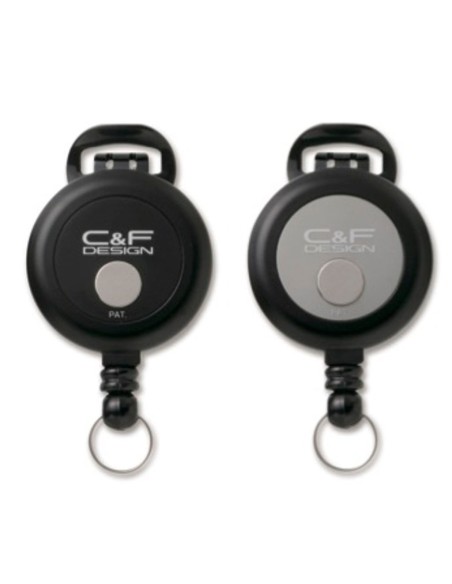 BOTÓN C&F DESIGN FLEX PIN-ON REEL BLACK (CFA-72-BK)