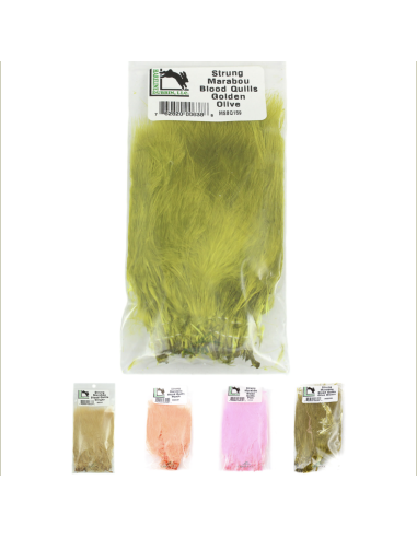 PLUMA MARABOU HARELINE BLOOD QUILLS