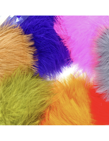 PLUMA MARABOU HARELINE BLOOD QUILLS