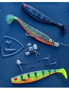 FOX RAGE UV PRO SHAD LOADED PERCH 23CM - 74G 2