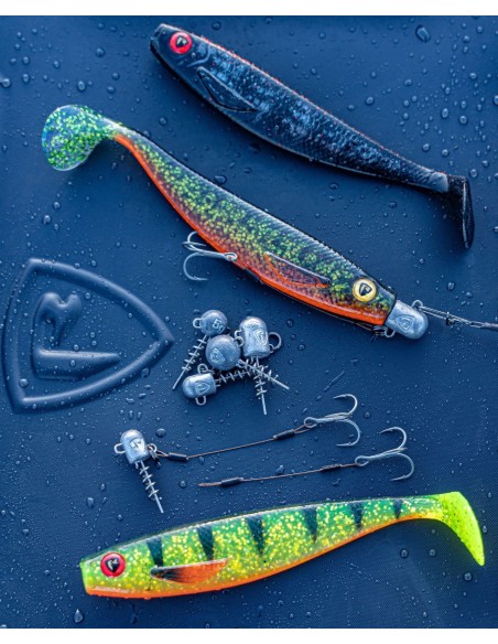 FOX RAGE UV PRO SHAD LOADED PERCH 23CM - 74G