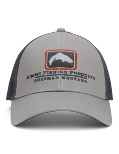 GORRA SIMMS GRIS CON REJILLA