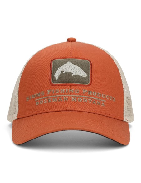 GORRA SIMMS ORANGE REJILLA