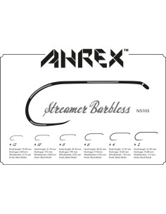 ANZUELO AHREX STREAMER D/E BL 2