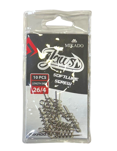 SCREW FOR SOFT LURES MIKADO JAWS 26mm/7mm