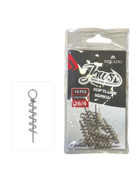 SCREW FOR SOFT LURES MIKADO JAWS 26mm/7mm