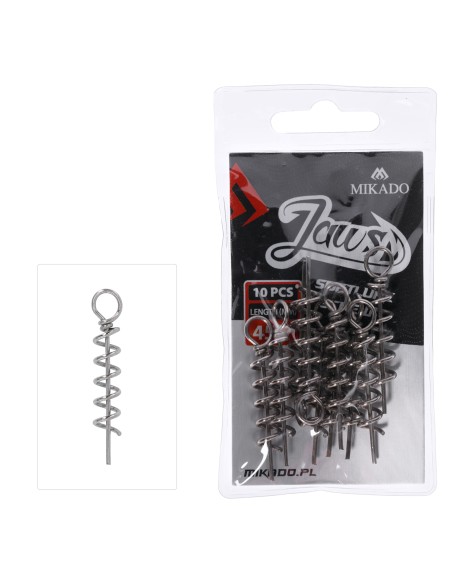 SCREW FOR SOFT LURES MIKADO JAWS 45mm/7mm