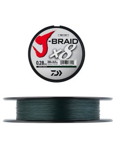 TRENZADO DAIWA J-BRAID X8 DARK GREEN 150M 2