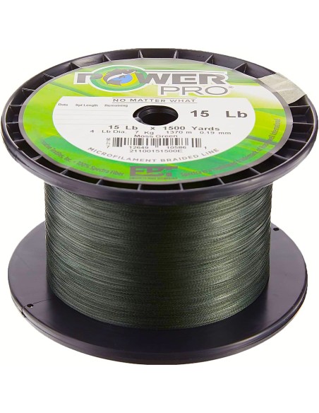 TRENZADO POWER PRO MOOS GREEN 0.46MM GRANEL