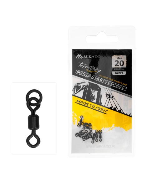 MIKADO MINI HOOK RING SWIVEL 10 pcs.