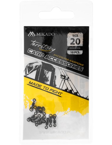 MIKADO MINI HOOK RING SWIVEL 10 pcs.