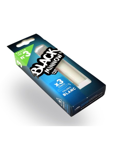 CUERPOS BLACK MINNOW 120 BLANC - X3