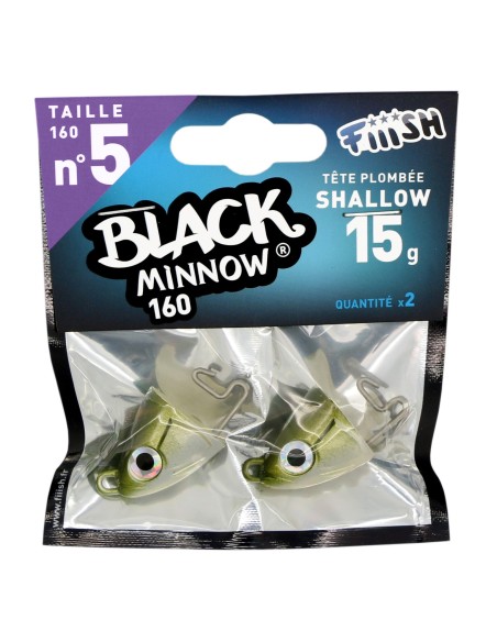 CABEZA BLACK MINNOW 160 SHALLOW 15G KHAKI - X2