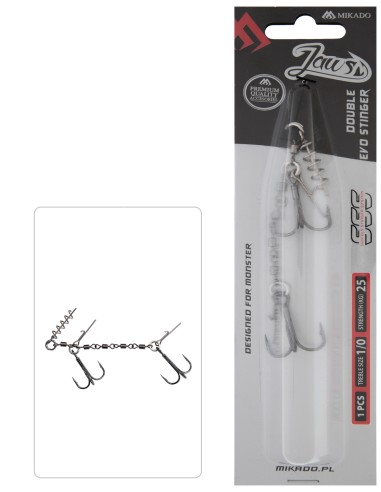 ARNES MIKADO JAWS DOBLE EVO STINGER 1/0