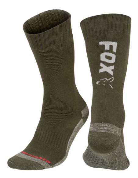 CALCETINES FOX TERMO GREEN-SILVER SOCKS 40-43
