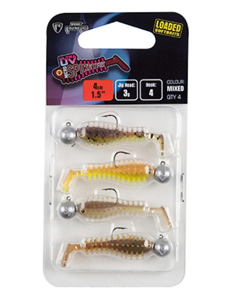 FOX RAGE ULTRA UV MICRO SPIKEY LOADED LURE PACK