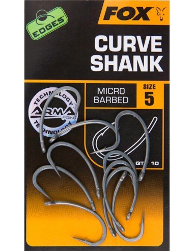 ANZUELOS FOX EDGES CURVE SHANK Nº4